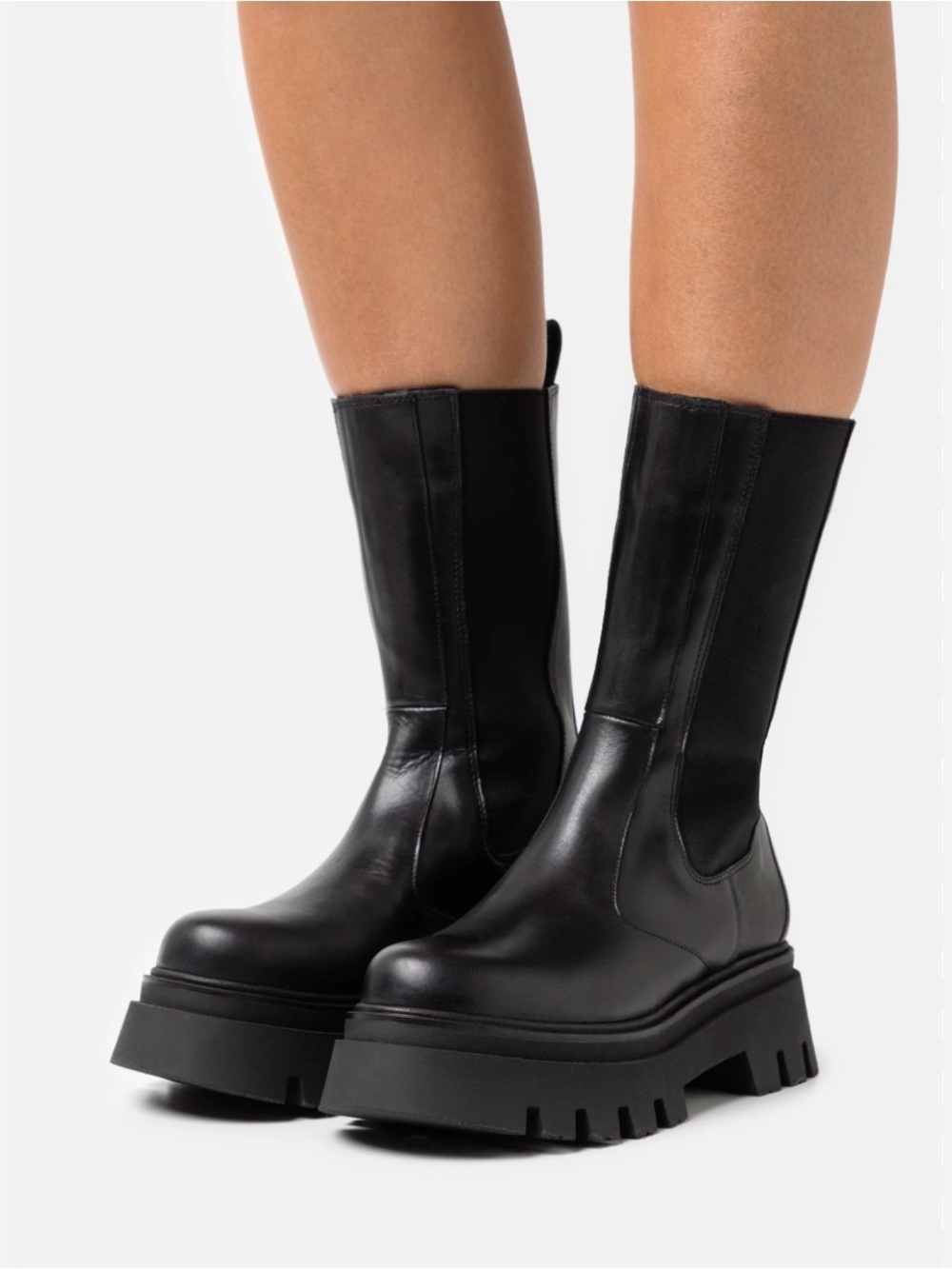 Alohas All Rounder Women’s Black Leather Chelsea Boots Sz 11